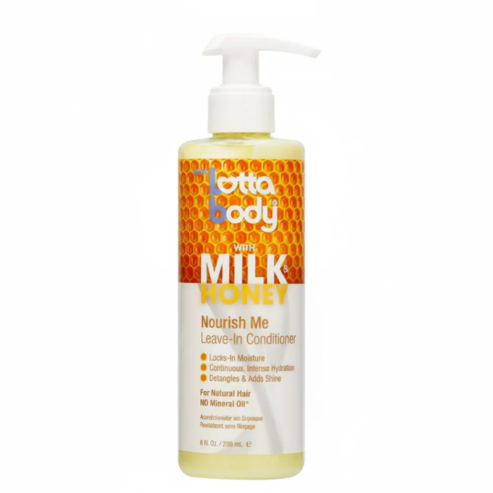 Lotta Body Leave-In Conditioner 8oz | Milk Honey Deep Hydration Shine Nourish