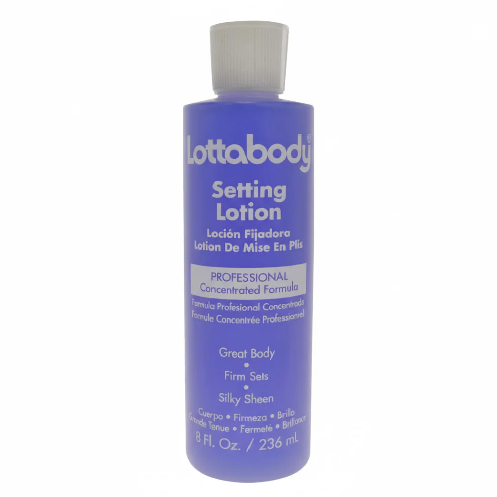 Lotta Body Setting Lotion 8oz | Professional Concentrated Firm Hold Shine Hair