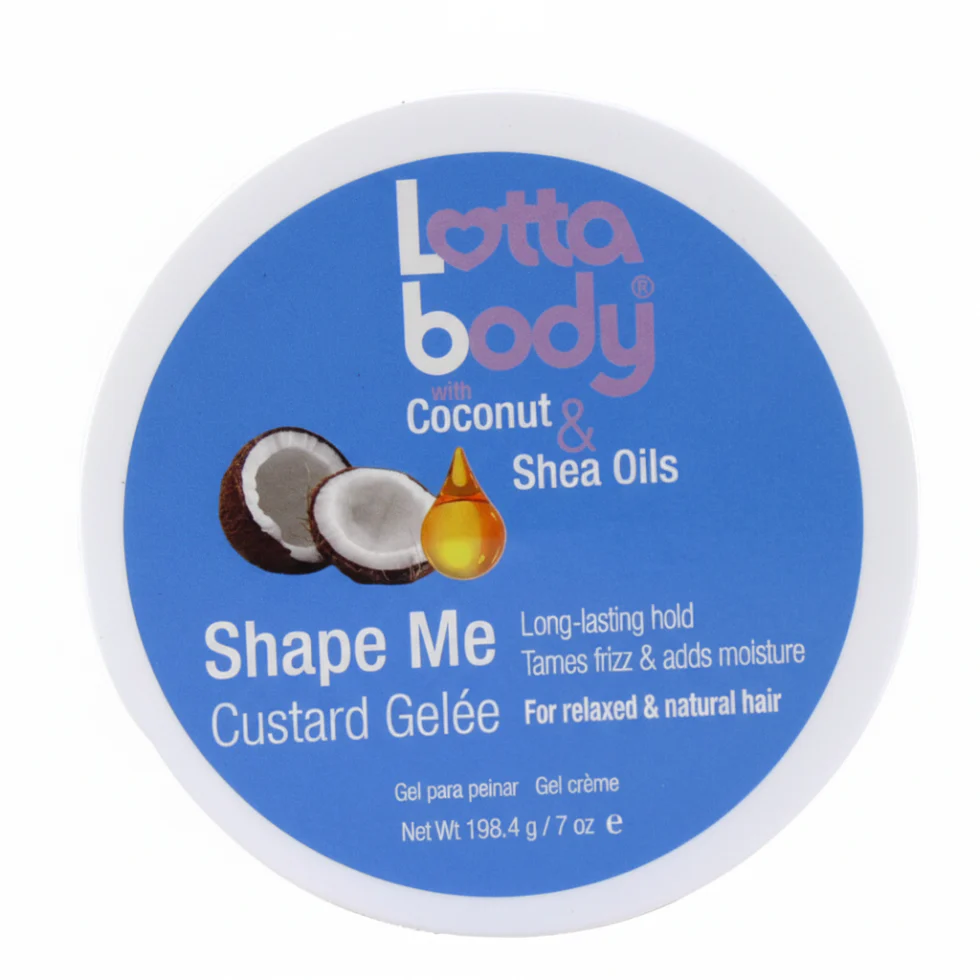 Lotta Body Custard Gelee 7oz | Coconut Shea Shape Me Moisture Hold Curl Gel