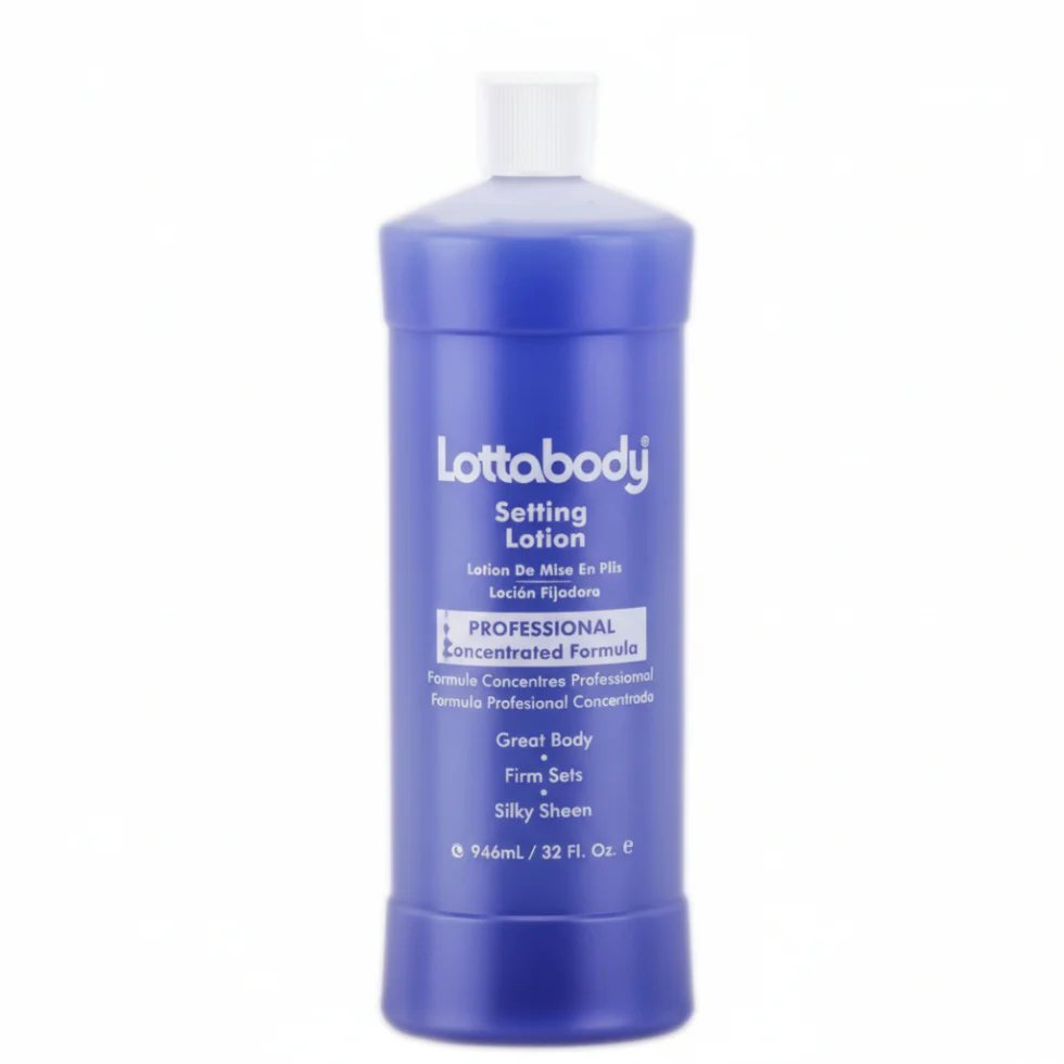 Lotta Body Texturizing Setting Lotion 32oz | Strong Hold Shine Curl Definition