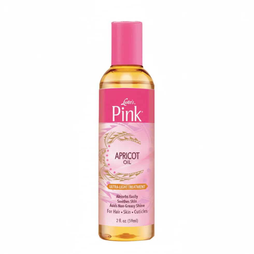 Luster’s Pink Apricot Oil 59ml | Lightweight Hair Moisturizer & Shine Oil