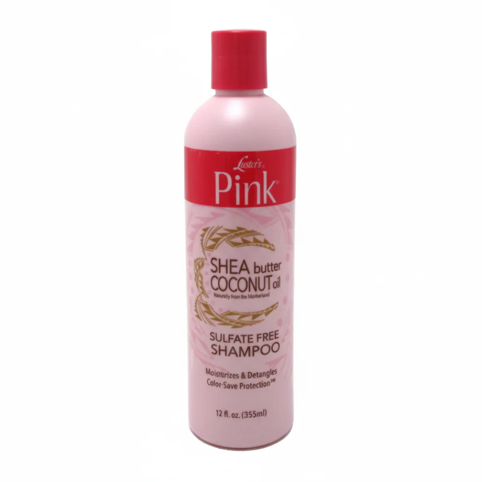 Luster’s Pink Sulfate-Free Shampoo | Shea Butter Coconut Oil Moisture Care 355ml