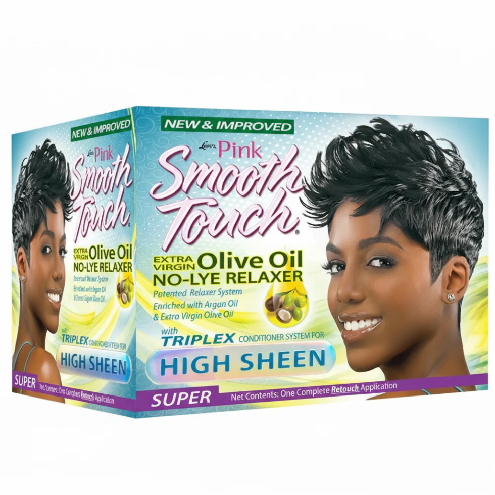 Luster’s Pink Smooth Touch Relaxer | Olive Oil No-Lye Super Strength Kit