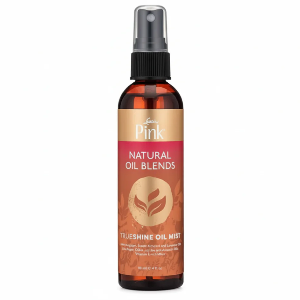 Luster’s Pink Trueshine Oil Mist | Lightweight Gloss & Hair Nourishment 118ml