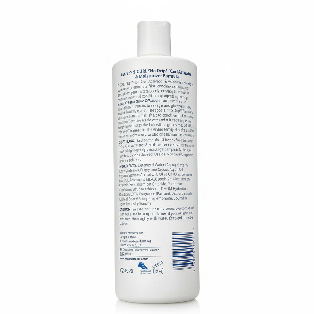 Luster's S Curl Activator Moisturizer | Define & Hydrate Curls (8oz–32oz) - Image 4