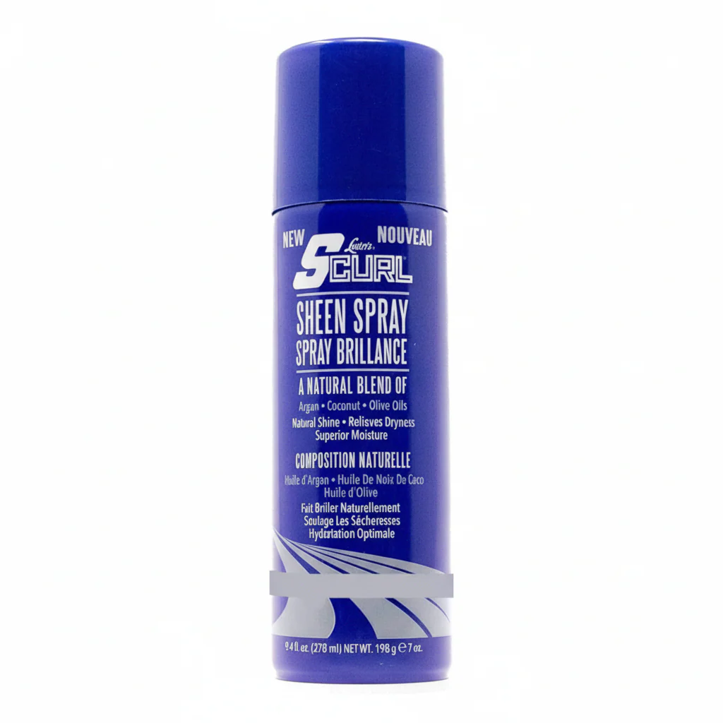 Luster’s S-Curl Sheen Spray Brilliance 198g | Shine, Moisture & Scalp Care