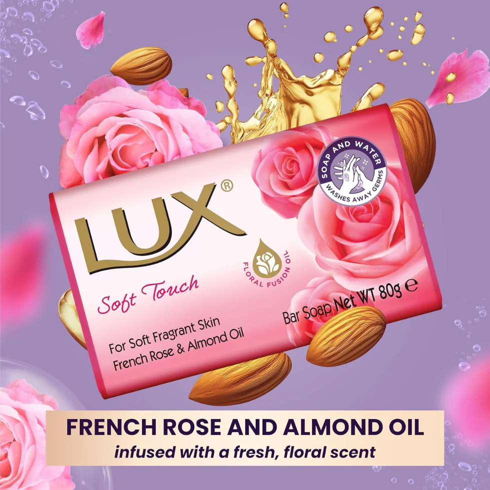 Lux Pink Soap 80g | Soft & Smooth Fragrant Beauty Bar - Image 2
