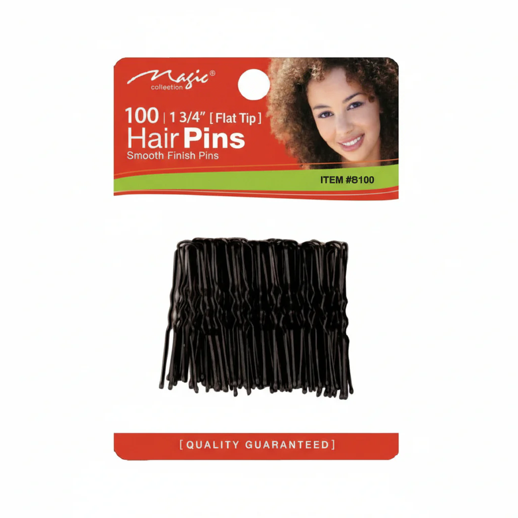 Magic Collection 100 13/4 Black Hair Pins - 763BLA - Image 2