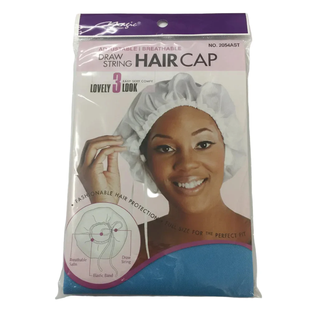 Magic Collection Draw String Hair Cap - 2054AST - Image 2