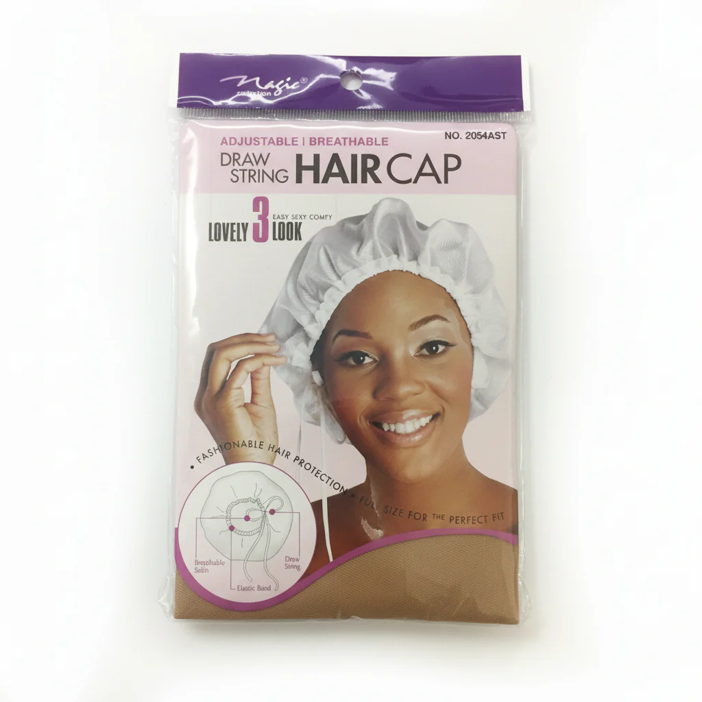 Magic Collection Draw String Hair Cap - 2054AST - Image 3