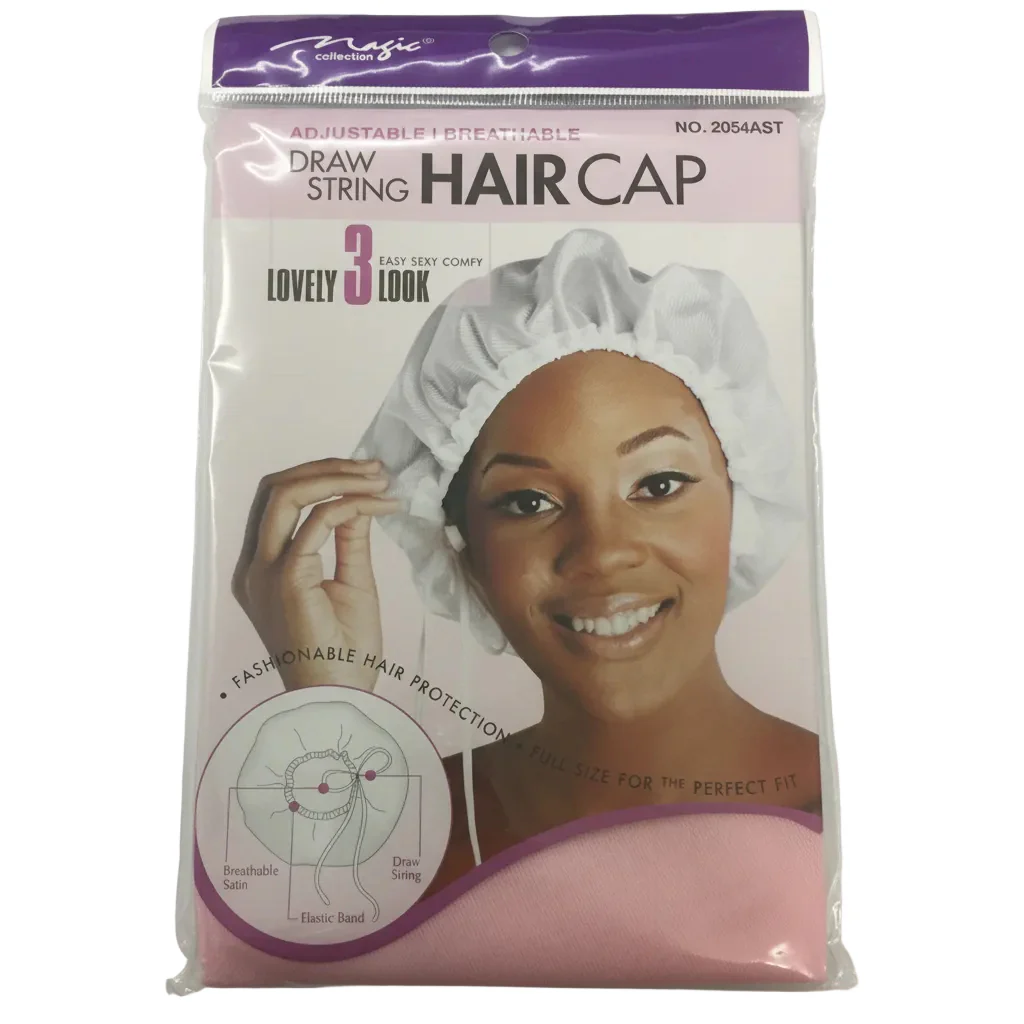 Magic Collection Draw String Hair Cap - 2054AST - Image 5