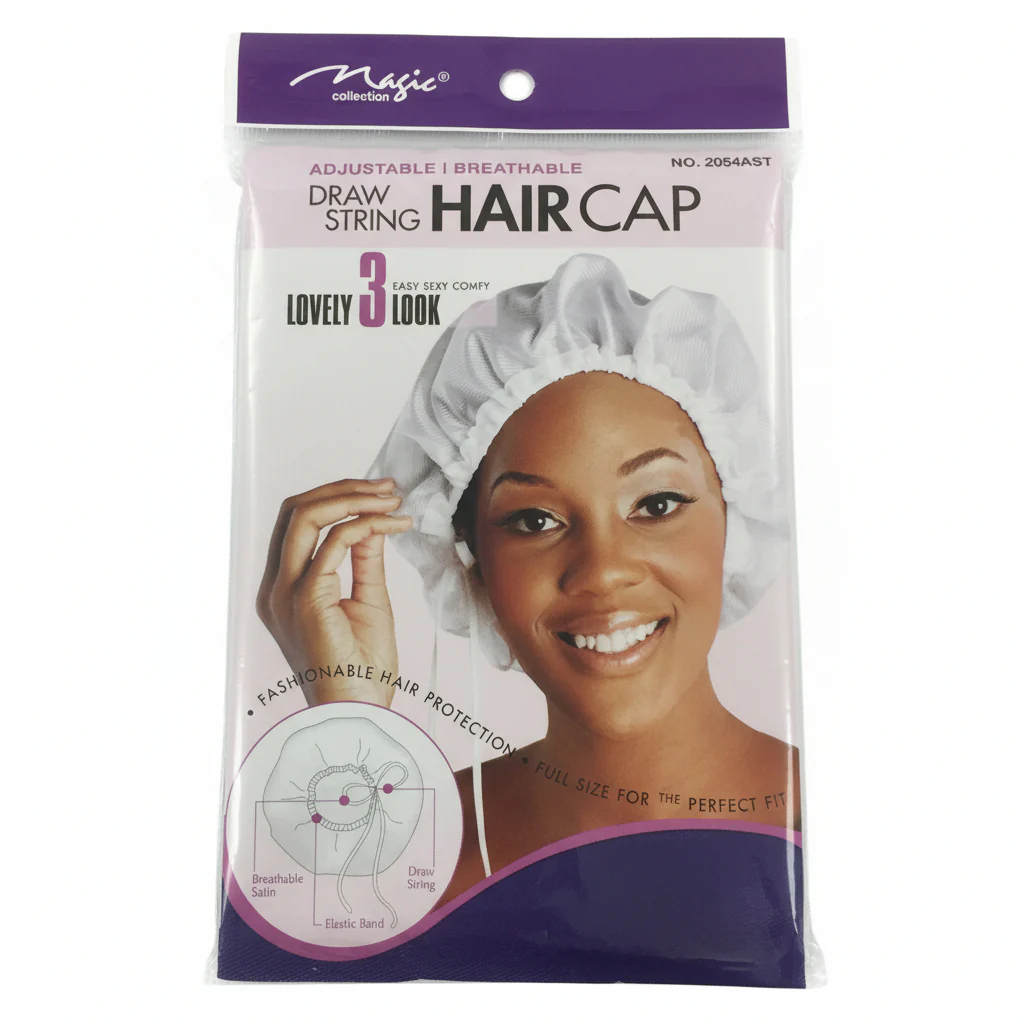 Magic Collection Draw String Hair Cap - 2054AST - Image 6