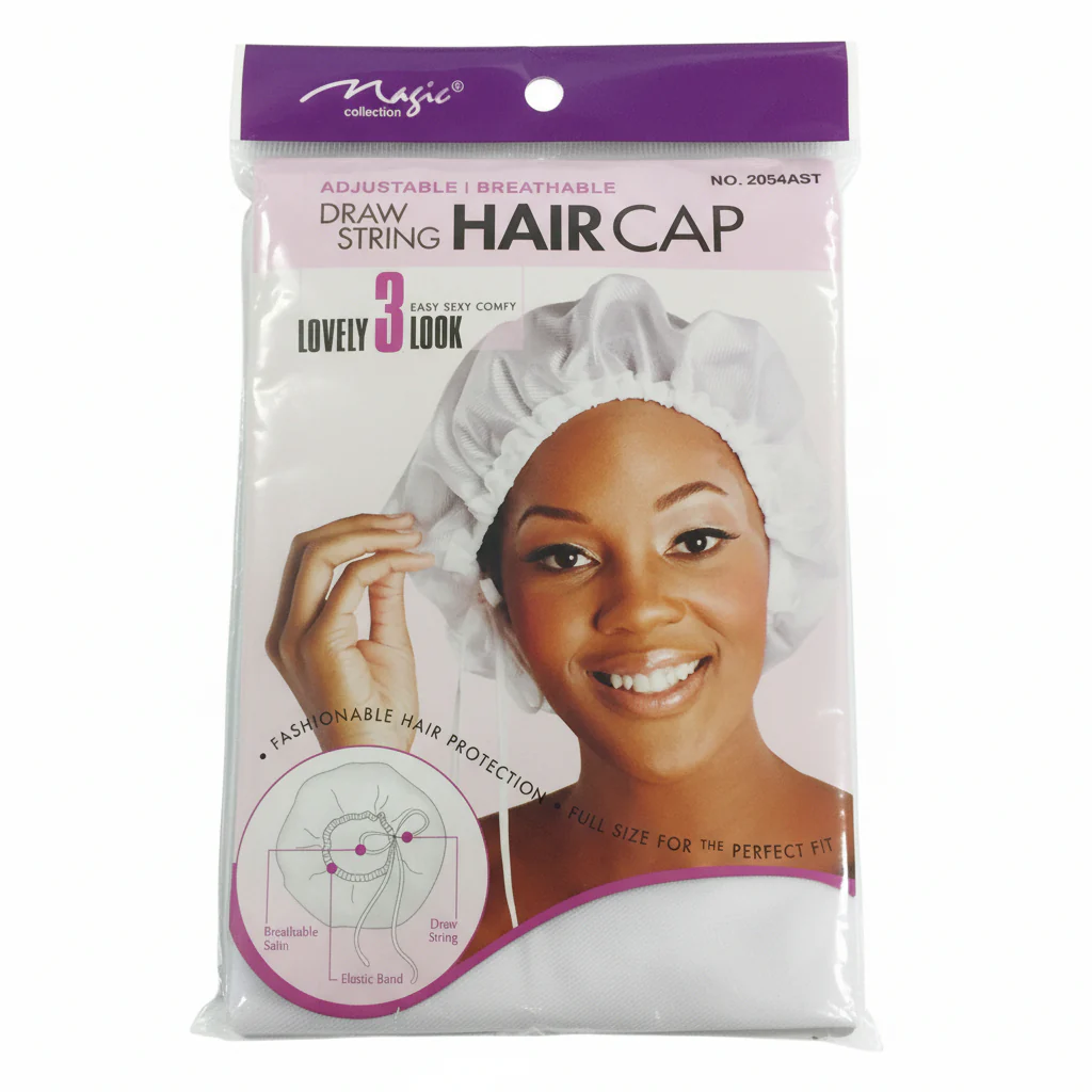 Magic Collection Draw String Hair Cap - 2054AST - Image 8