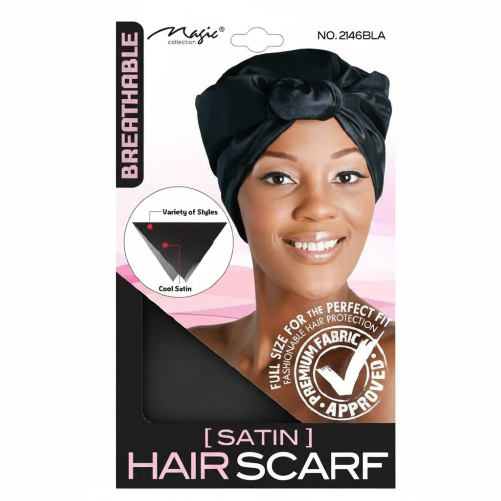 Magic Collection  Hair  Scarf - 2146BLA