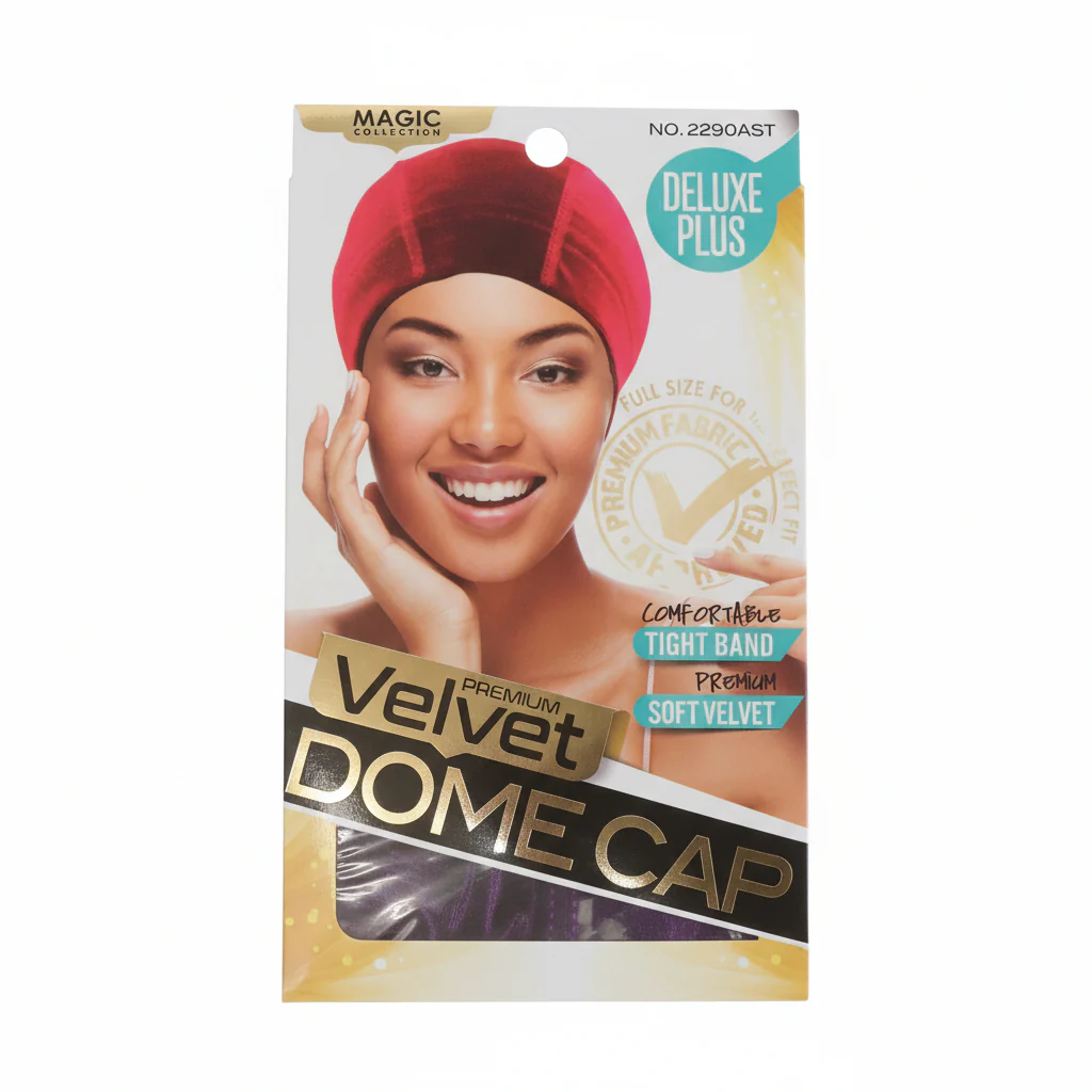 Magic Collection Premium Velvet Dome Cap - 2290AST - Image 2
