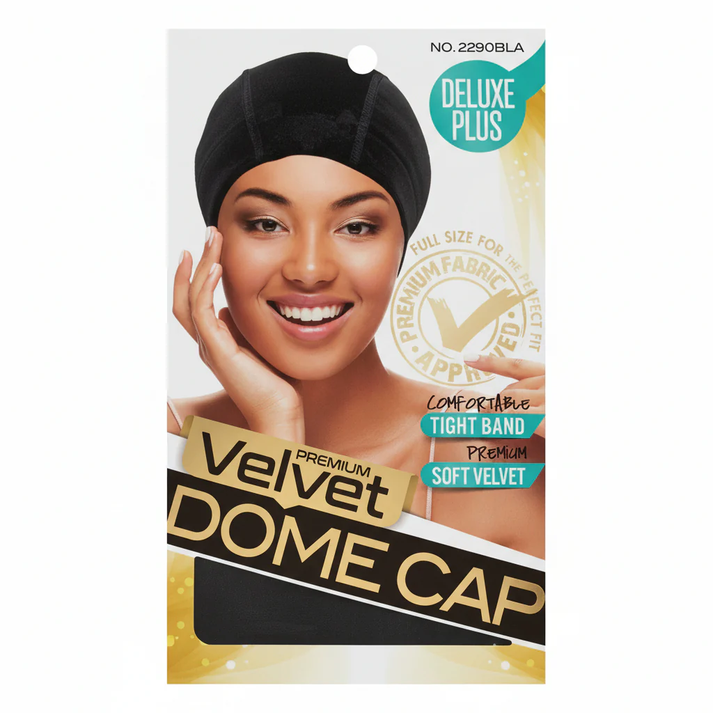 Magic Collection Premium Velvet Dome Cap - 2290AST - Image 3