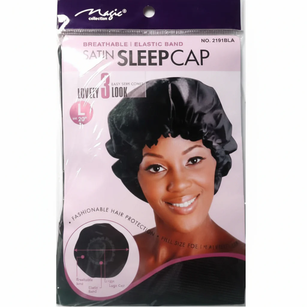Magic Collection  Satin Sleep  Cap -  2191BLA