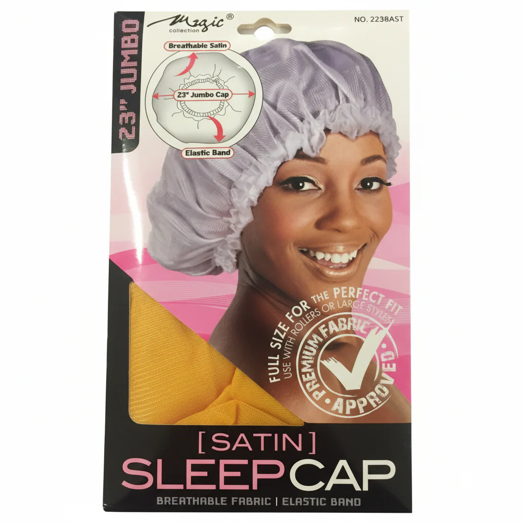 Magic Collection Satin Sleep Cap - 2238AST - Image 6