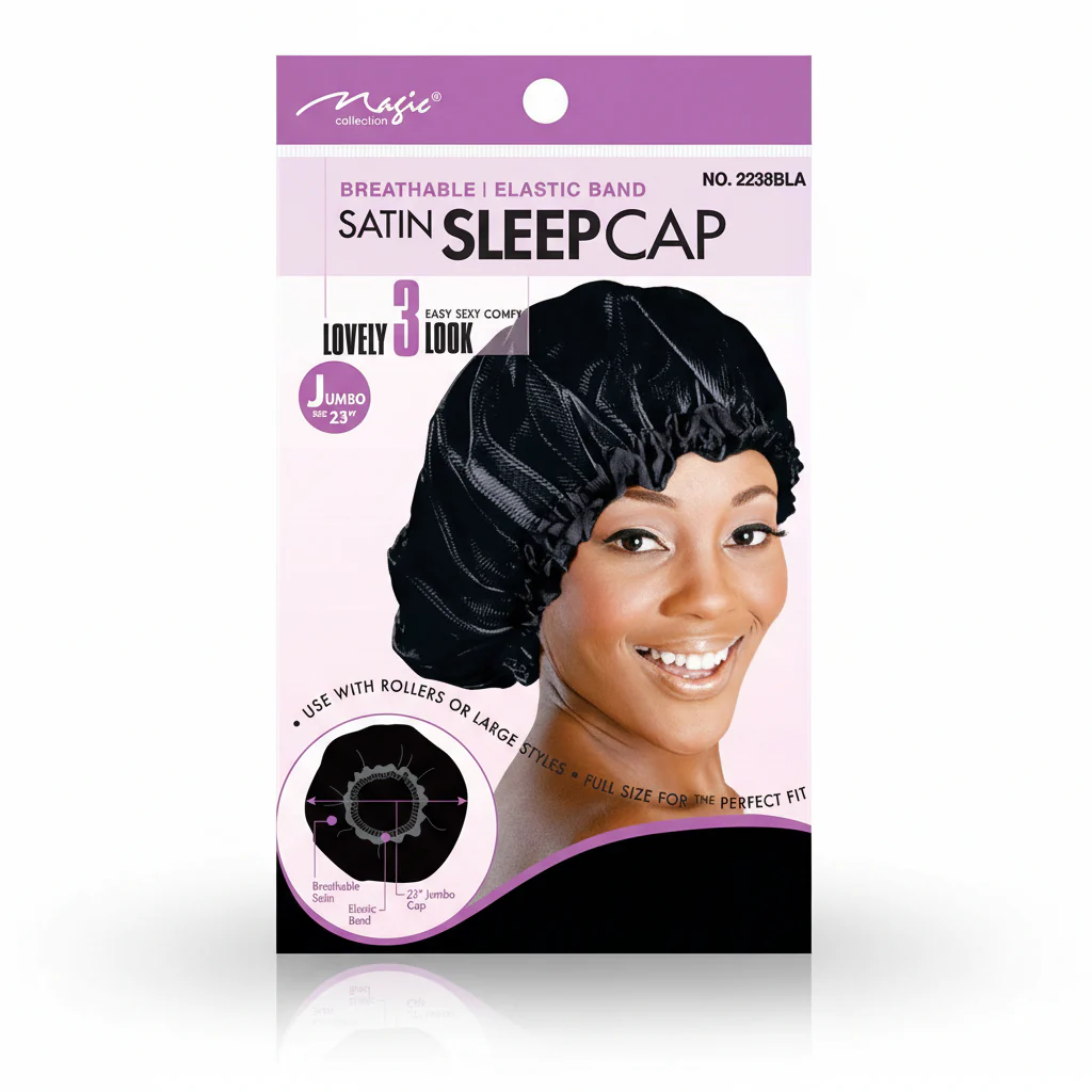 Magic Collection Satin Sleep Cap - 2238AST - Image 7
