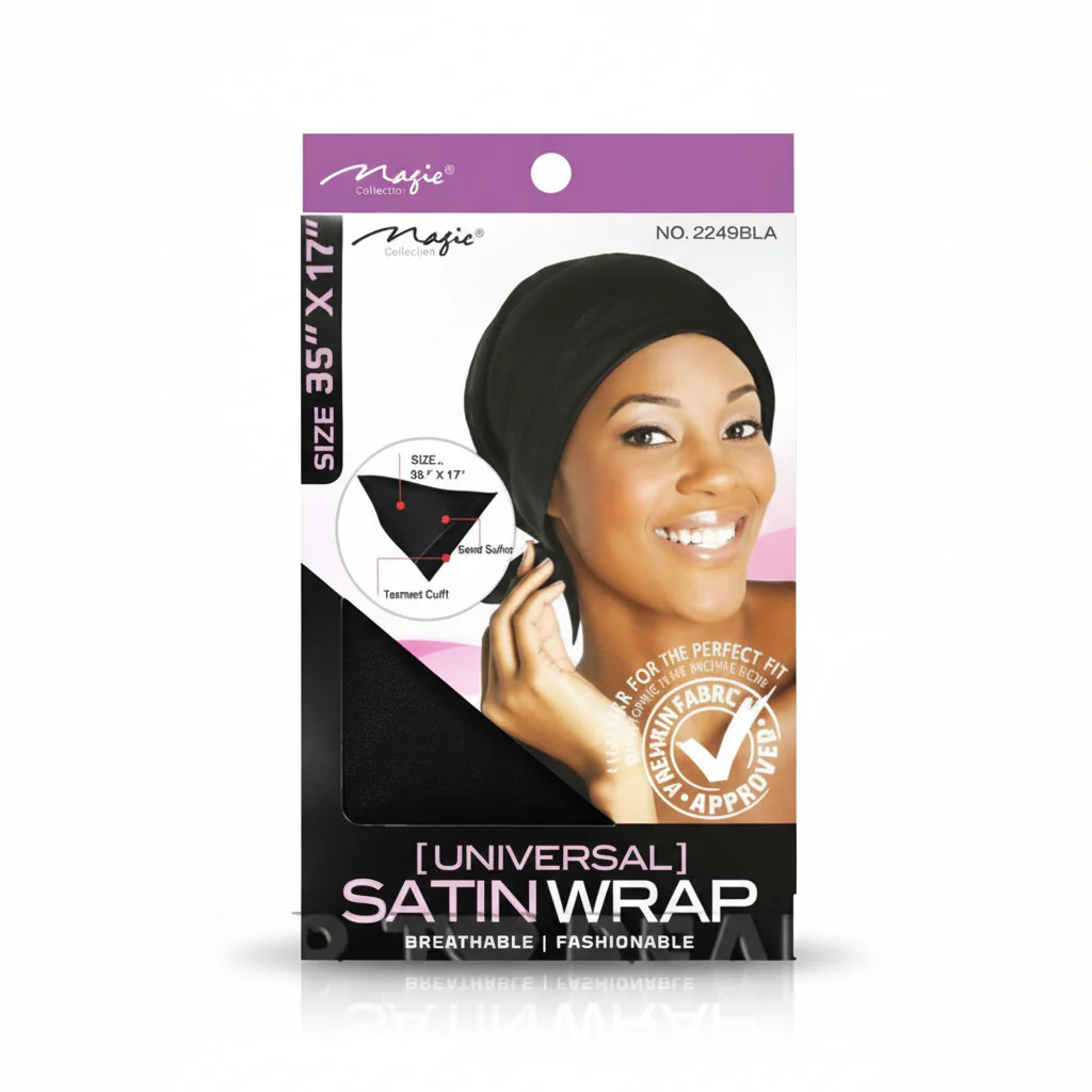 MAGIC COLLECTION SATIN WRAP NO.2249BLA