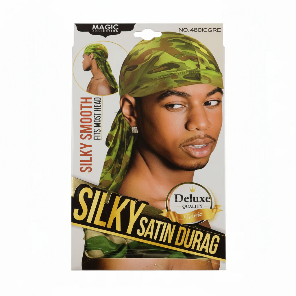 Magic Collection Silky Satin Durag 4801BLA - Image 12