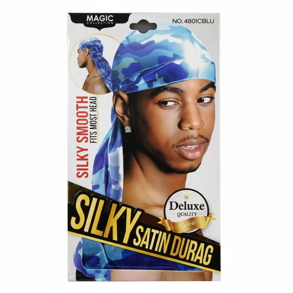 Magic Collection Silky Satin Durag 4801BLA - Image 13