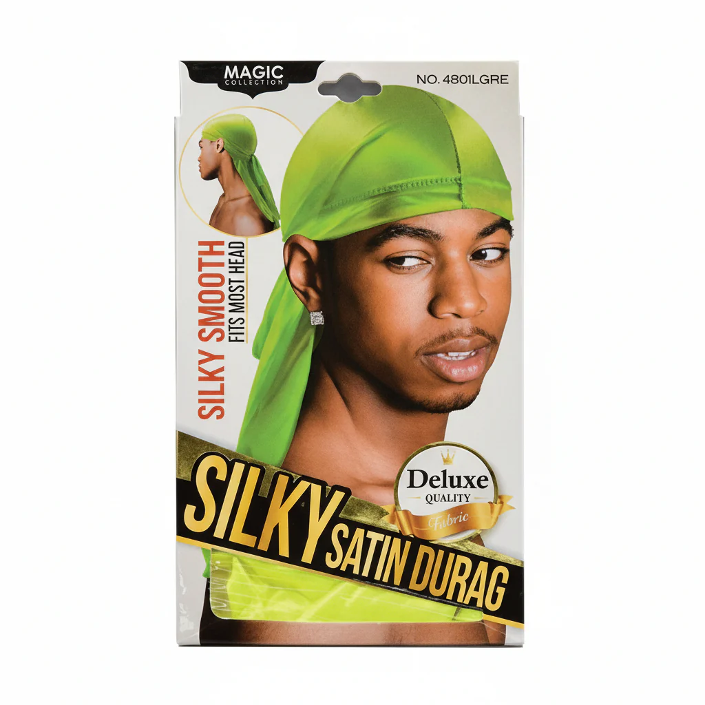 Magic Collection Silky Satin Durag 4801BLA - Image 4
