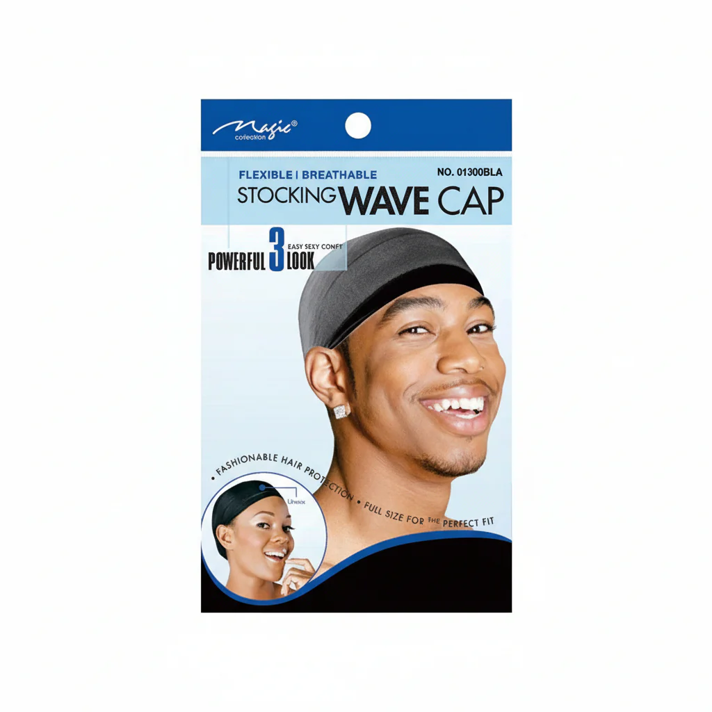 Magic Collection Stocking Wave Cap  - 01300BLA