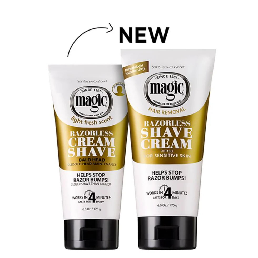 Magic Hair Removal Razorless Cream Shave 170g | Sensitive Skin Smooth Care - Image 5