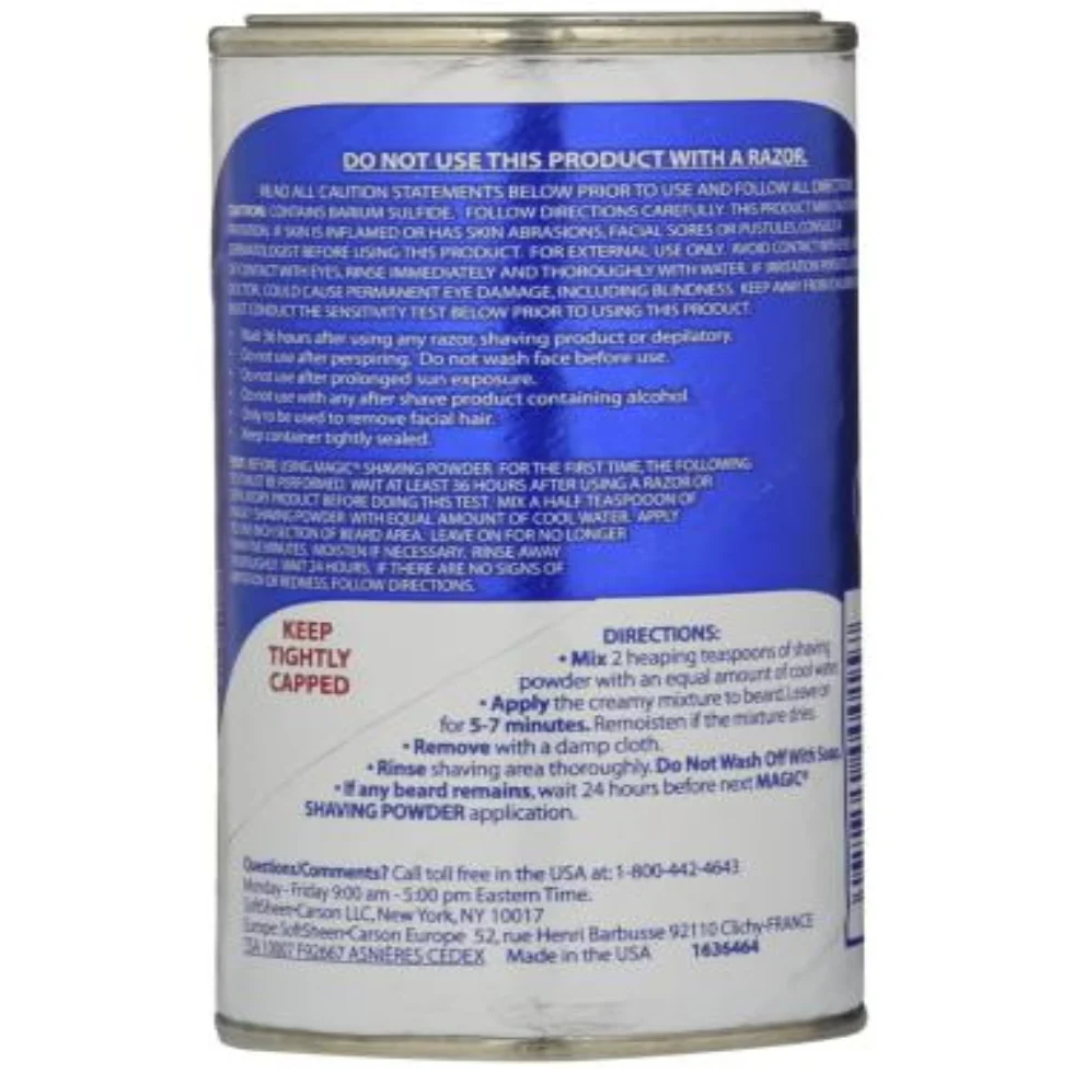 Magic Shaving Powder Regular Strength 142g | Bump-Free Razorless Shave - Image 3