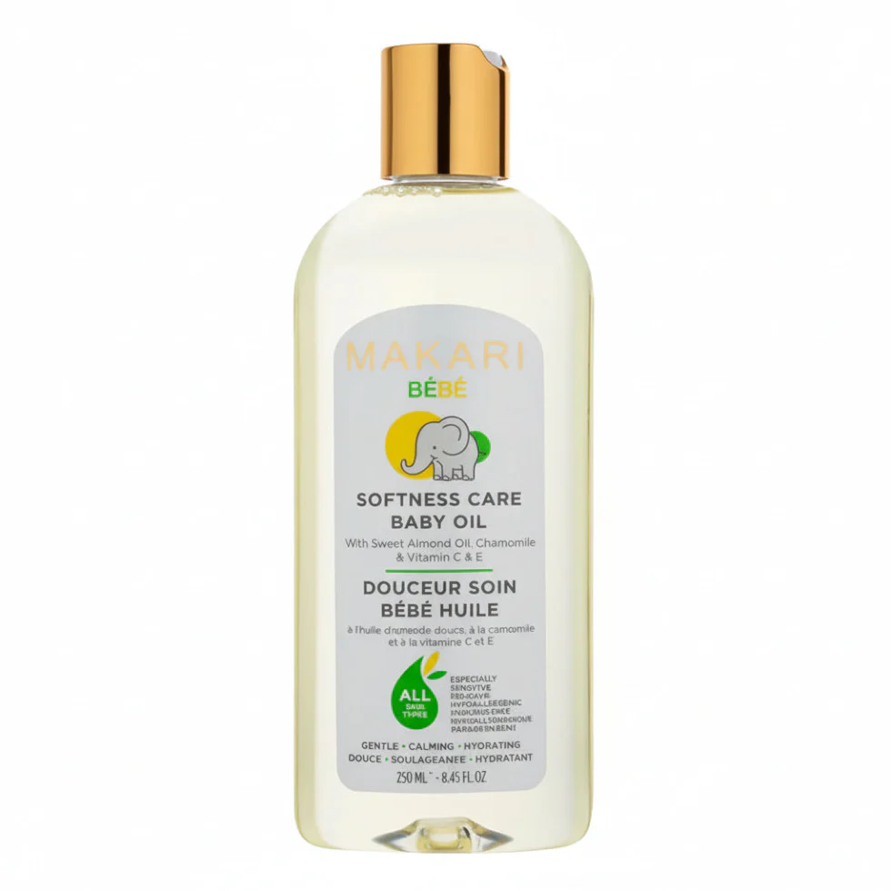 Makari Bebe Baby Oil 250ml | Gentle Moisturizing Soft Skin Care