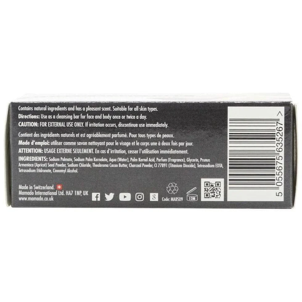 Mamado African Black Soap with Cocoa Butter 200g | Cleansing & Moisturizing - Image 2