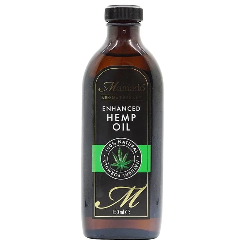 Mamado Enhanced Hemp Oil 150ml | Skin & Hair Hydrating Nourishing Oil