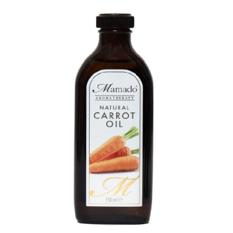 Mamado Natural Carrot Oil 150ml | Skin, Hair & Nail Nourishing Oil