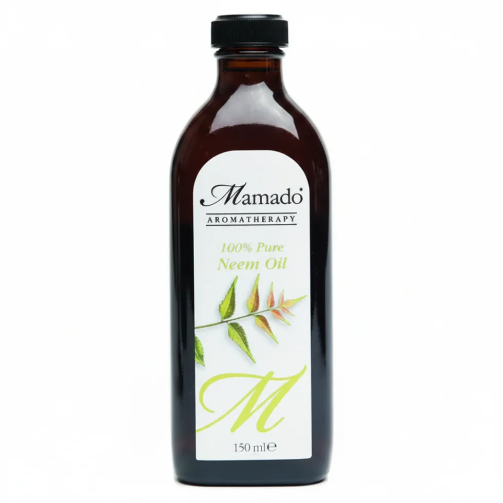 Mamado Natural Neem Oil 150ml | Antibacterial Skin Hair & Nail Care Oil
