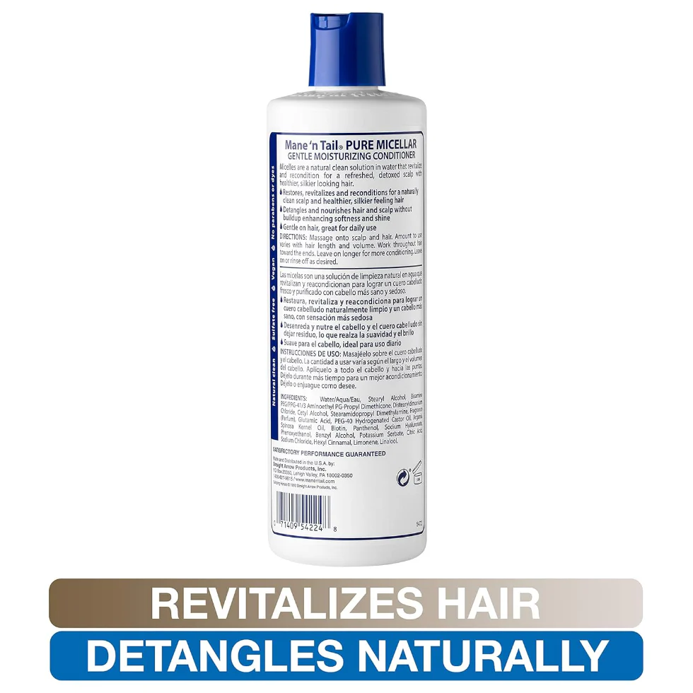 Mane N Tail Biotin Infused Micellar Sulfate-Free Conditioner 11.2oz | Refresh & Renew Hair - Image 4