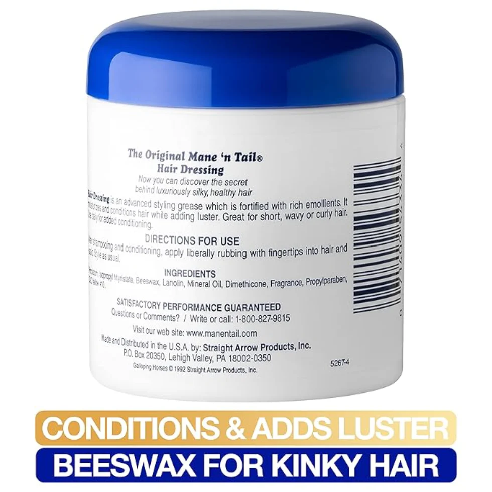 Mane N Tail Hair Dressing Jar 5.5oz | Moisturize, Condition & Strengthen Hair - Image 3