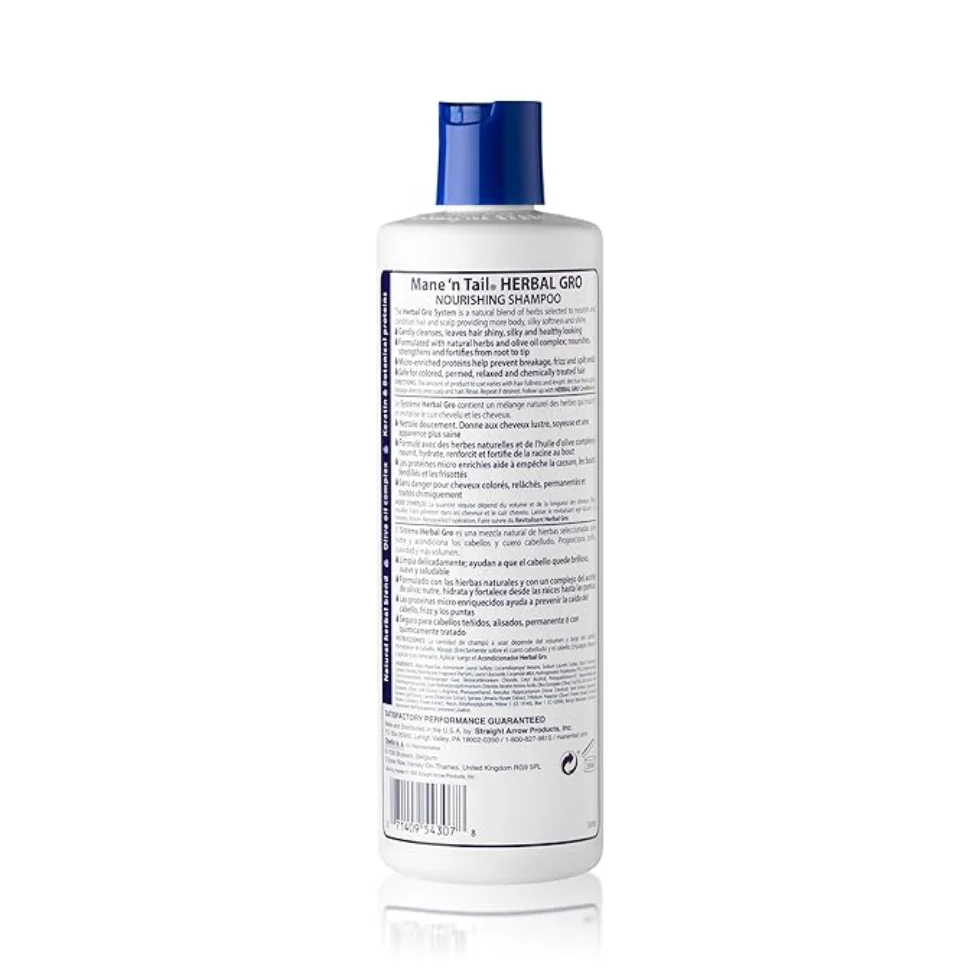 Mane N Tail Olive Oil & Keratin Herbal Gro Shampoo | Strengthen & Nourish Hair - Image 2