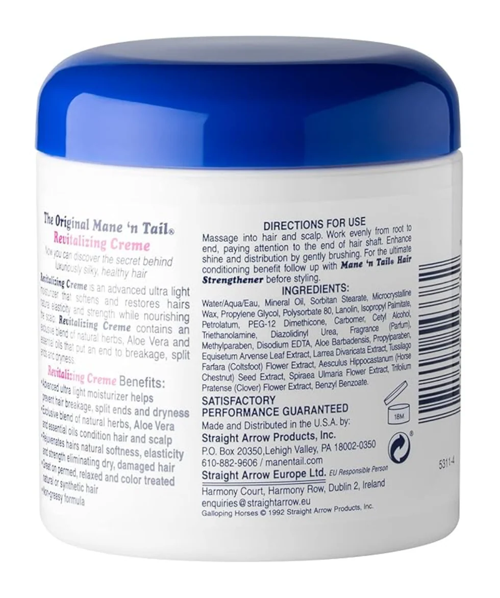 Mane N Tail Moisture Enriched Revitalizing Crème Treatment 5.5oz | Nourish Hair - Image 2