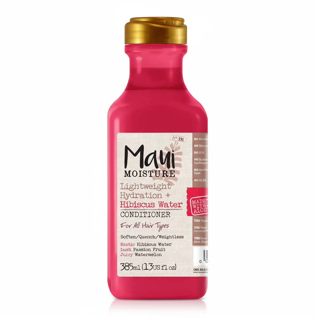 Maui Moisture Hair Care Lightweight Hydration Hibiscus water Conditioner 13fl.oz