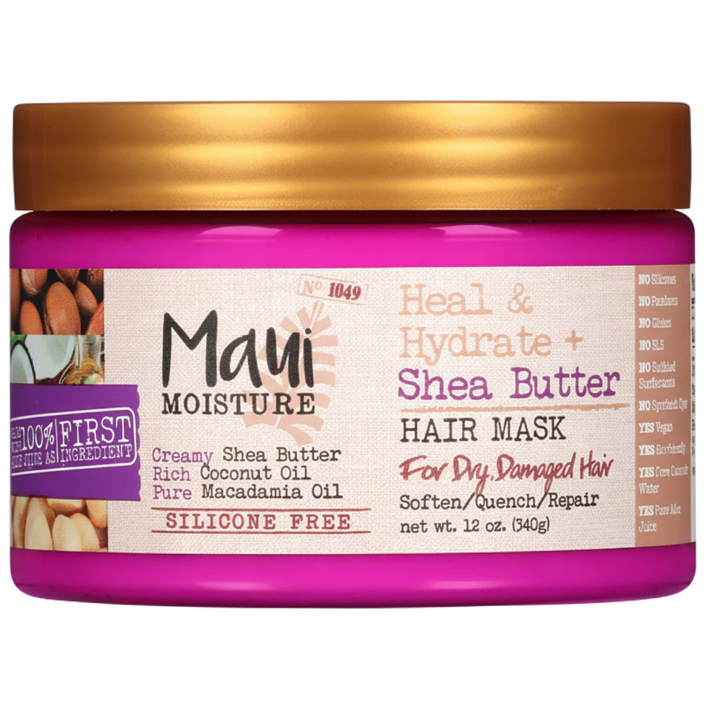 Maui Moisture Heal & Hydrate + Shea Butter Hair Mask 12.oz