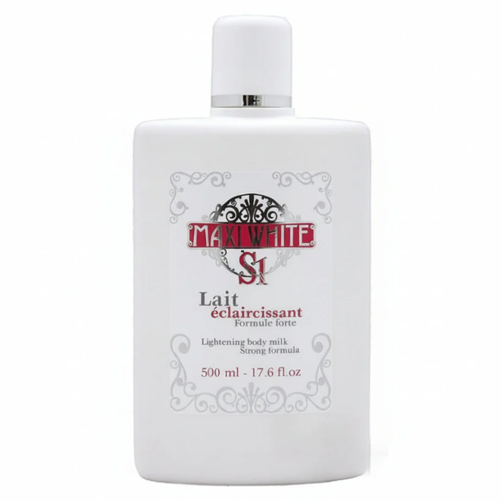 Maxi White S1 Lightening Body Milk 500ml | Strong Formula Brightening Lotion