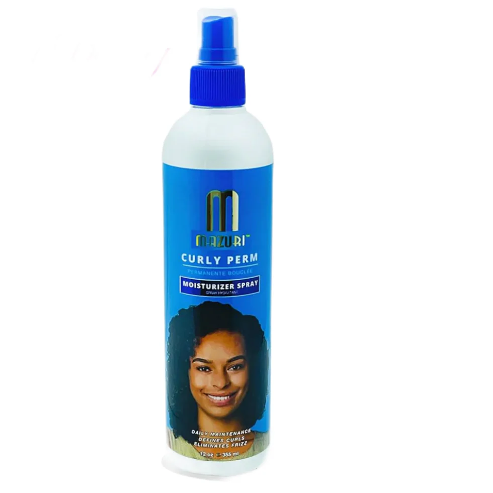 Mazuri Curly Perm Moisturizer Spray | Hydrate, Define & Refresh Curls