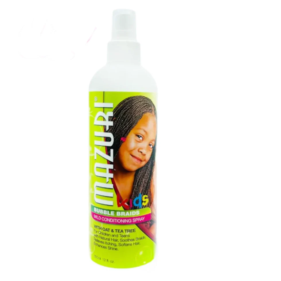 Mazuri Kids Bubble Braid Conditioning Spray 355ml | Gentle Hair Care
