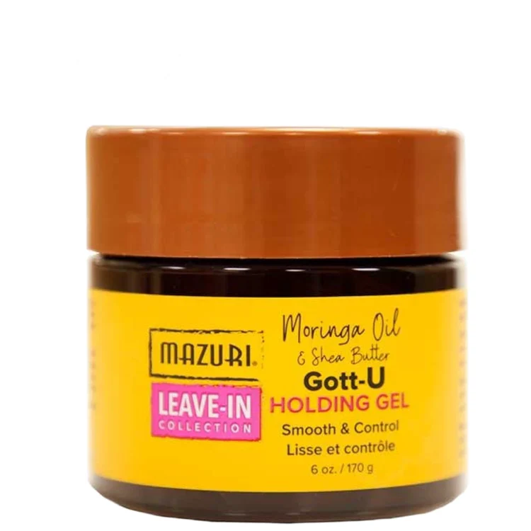 Mazuri Moringa Oil & Shea Butter GOTT-U Holding Gel 6oz-  Strong Hold & Nourishment