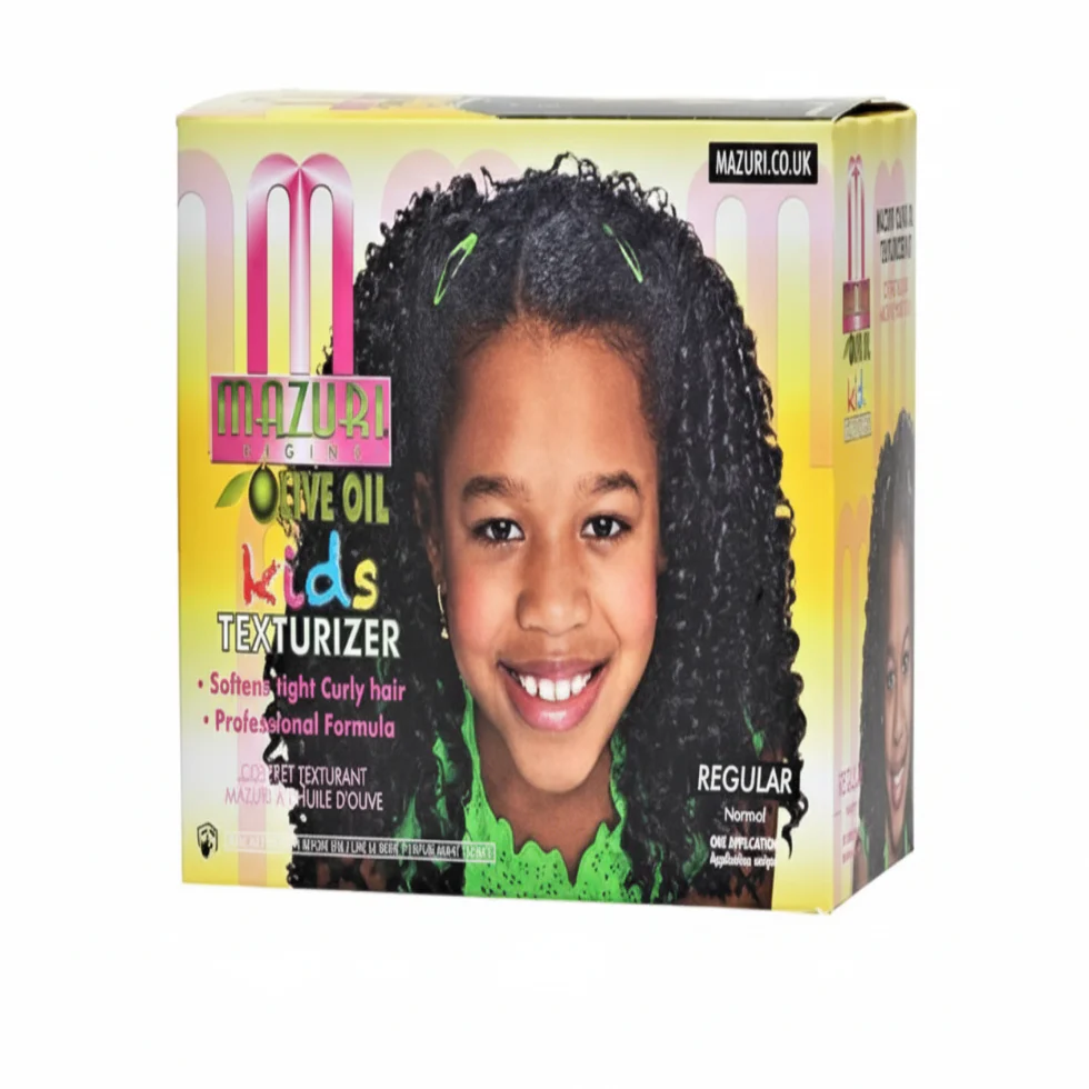 Mazuri Olive Oil Kids Texturizer Regular | Soft, Frizz-Free Manageable Hair