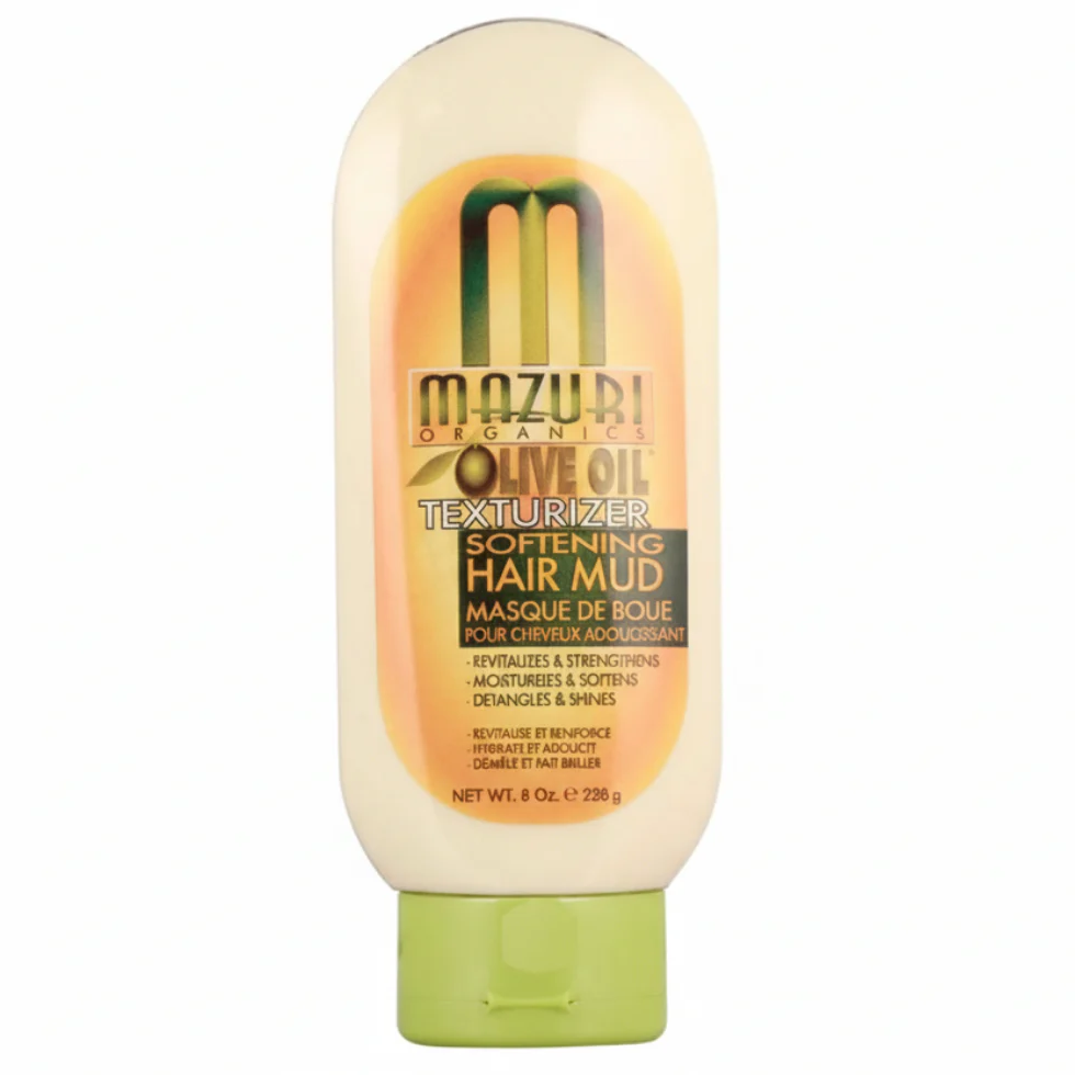 Mazuri Olive Oil Softening Hair Mud 228g | Deep Moisture & Shine Treatment
