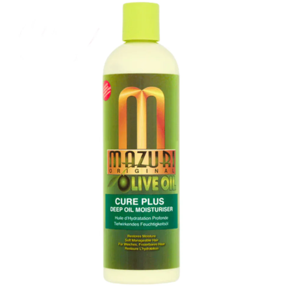 Mazuri Olive Oil Cure Plus Deep Oil Moisturizer 355ml | Repair & Shine