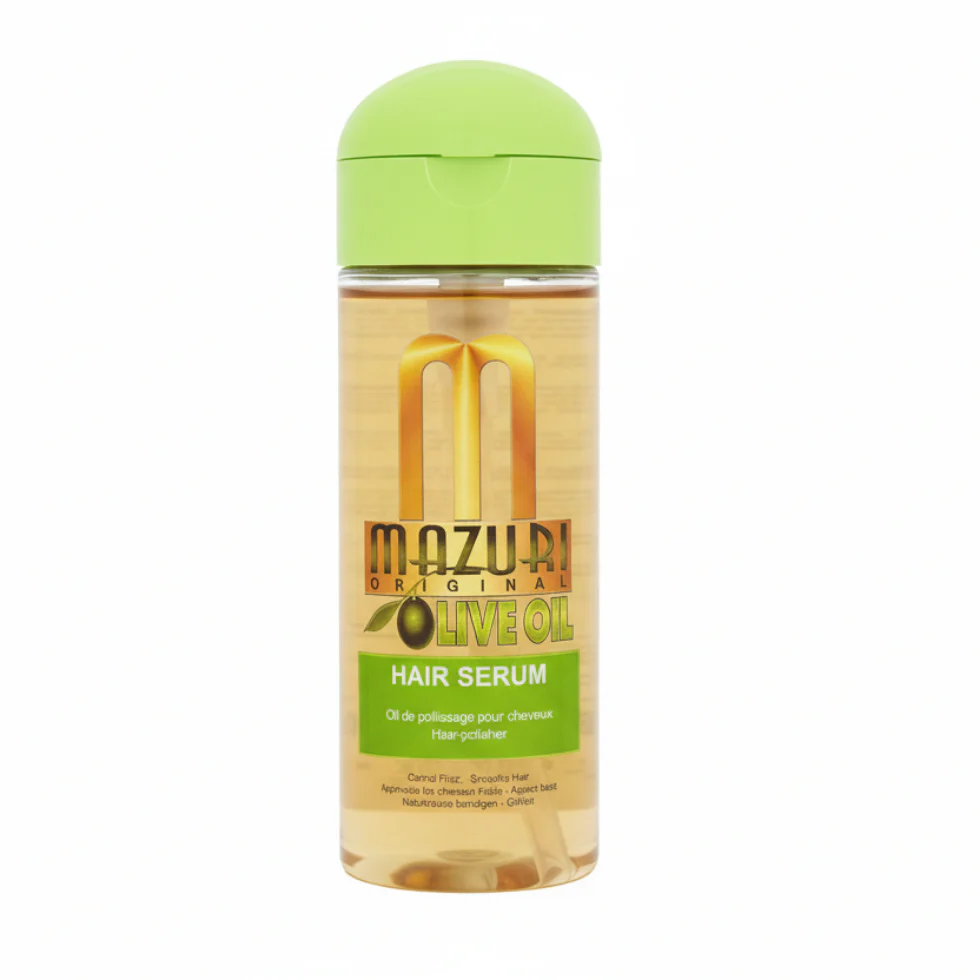 Mazuri Olive Oil Hair Serum 177ml | Smooth, Shine & Frizz Control