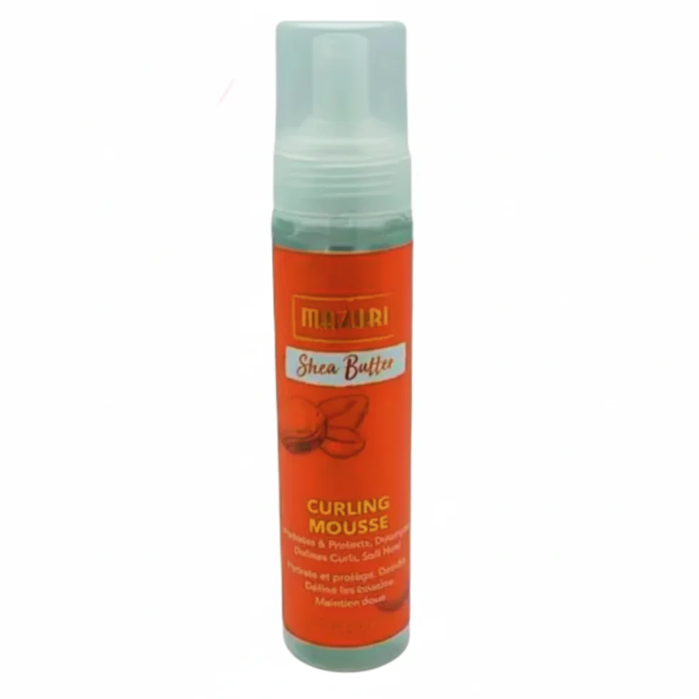 Mazuri Shea Butter Curling Mousse 237ml | Define & Hydrate Natural Curls